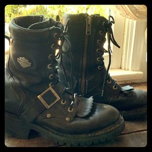 Vintage Harley Davidson boots